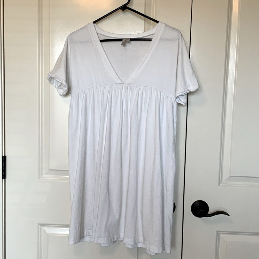 ASOS white smock dress